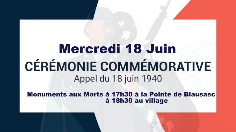 Appel du 18 Juin – Cérémonies Mercredi 18 juin