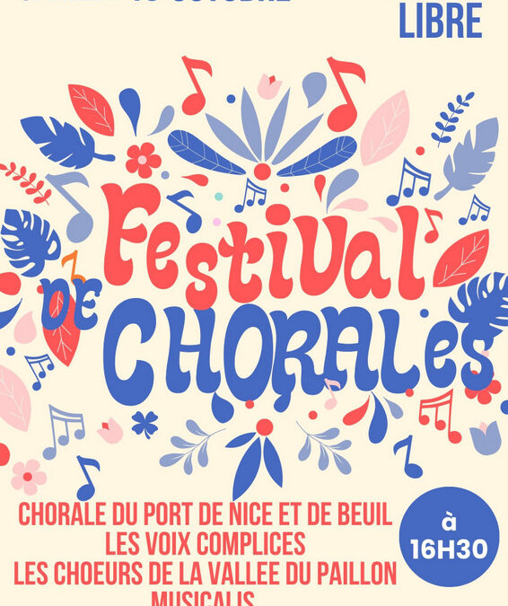 Festival de chorales – samedi 18 octobre 2025