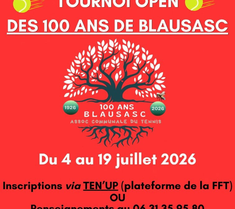 TOURNOI DE TENNIS OPEN