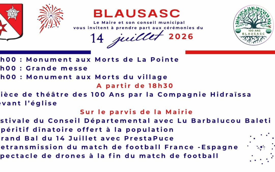 14 juillet 2026