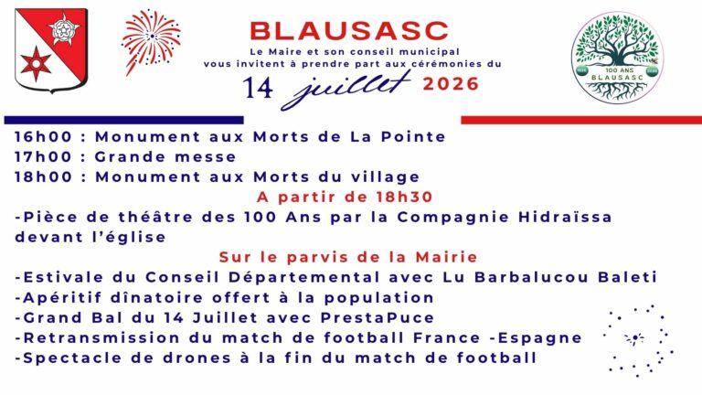 14 juillet 2026