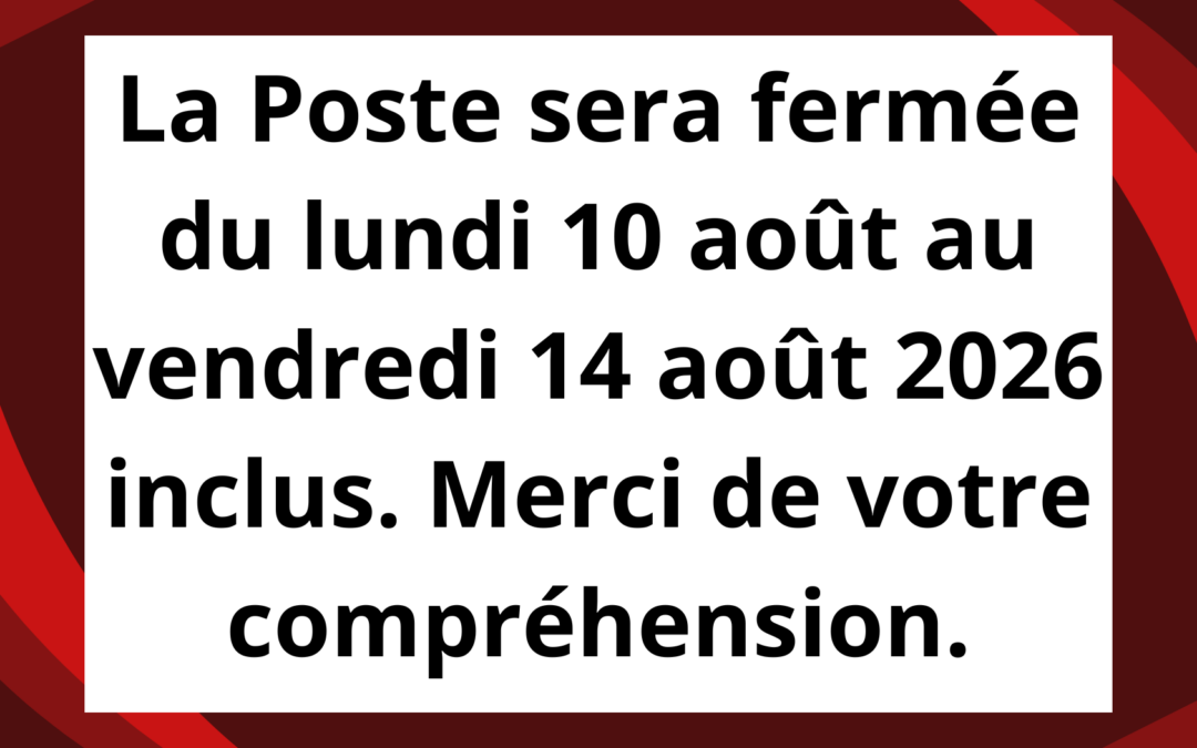 Poste fermée
