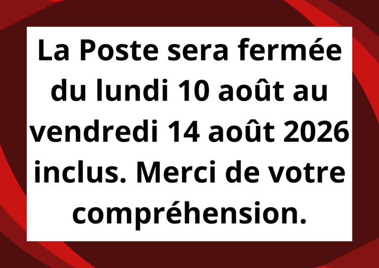 Poste fermée