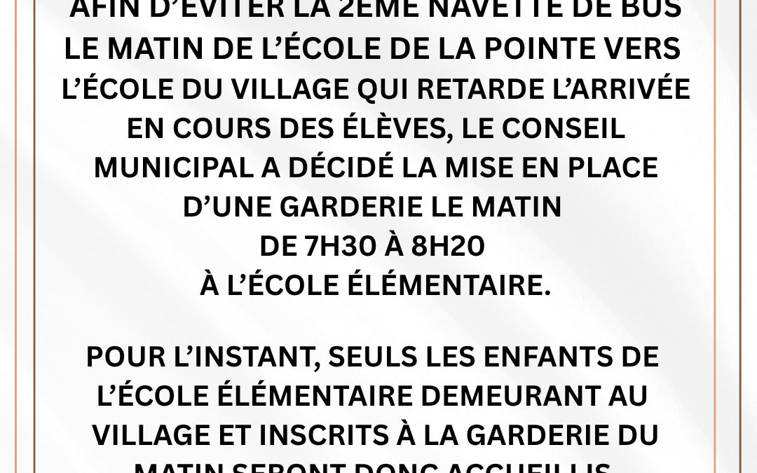 Garderie