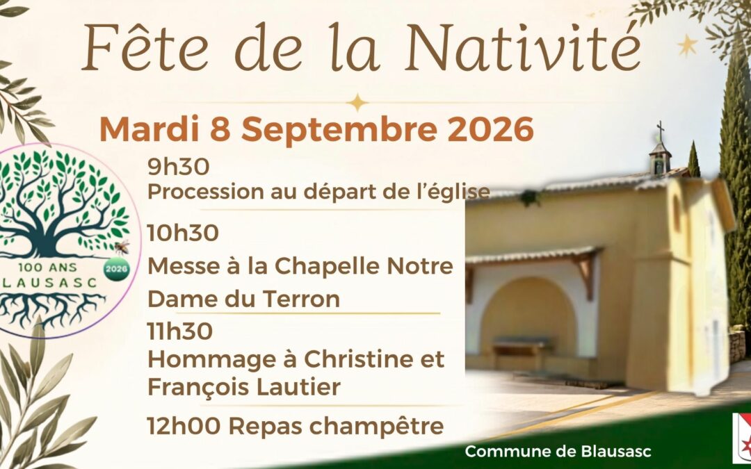 Fête de la nativité – Mardi 8 Septembre 2026