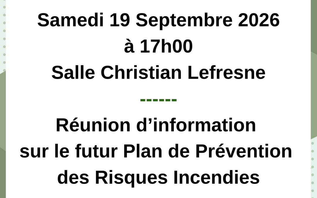 Plan de prévention des risques incendies