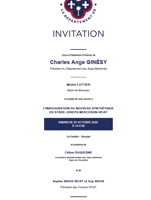Invitation Inauguration