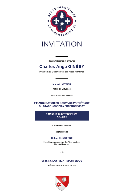 Invitation Inauguration